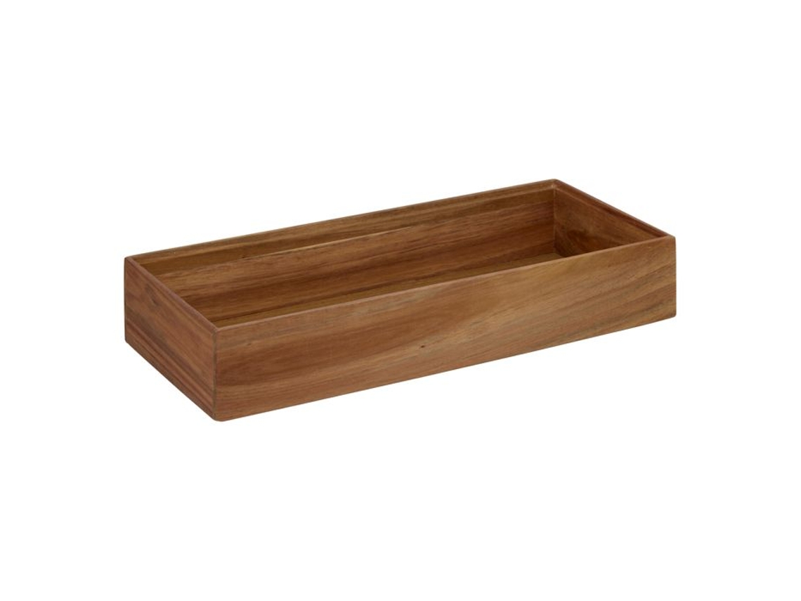 Organizador De Gaveta Em Madeira Marrom Escuro 15x38.5x9 Cm Five Simply Smart