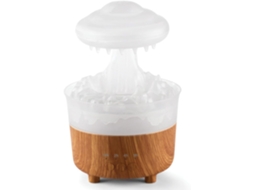 Umidificador Rain Cloud Com Efeito De Gotejamento Água, Difusor Ultrassônico De Óleos Essenciais Para Aromas, 230ml, 7 Cores