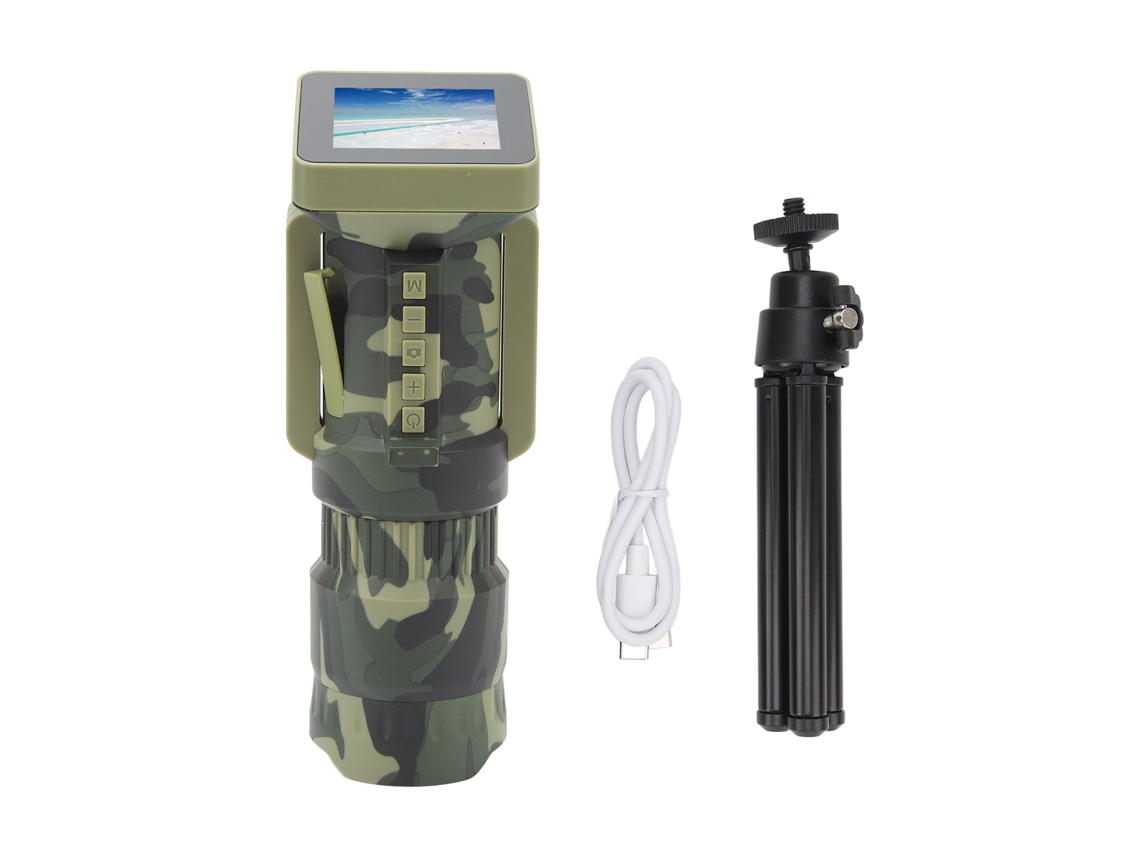 Telescópio Monocular Hd 1080p 16x Câmera Digital Multifuncional Para Crianças Camping Caça Exterior