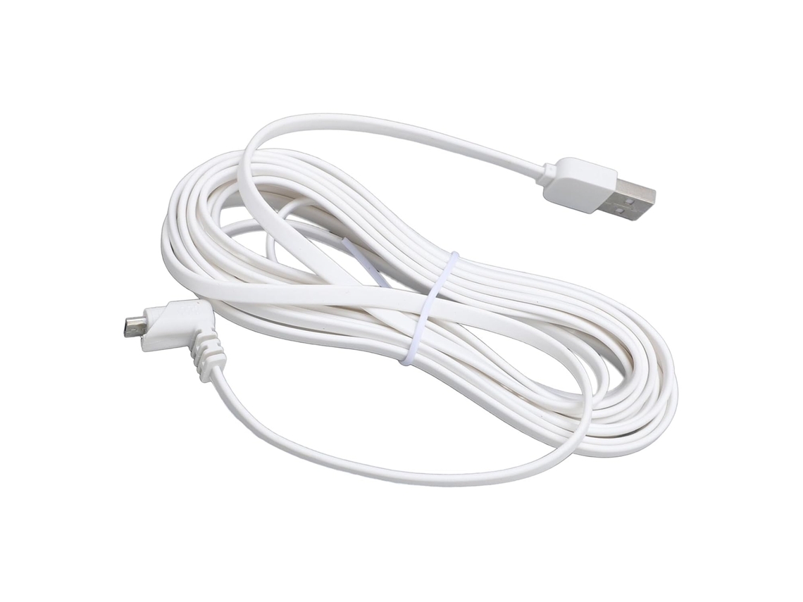 Cabo Extensor Usb Leve Em Pvc Para Câmeras De Segurança, Compatível Com Pro, 2 E Go Light.