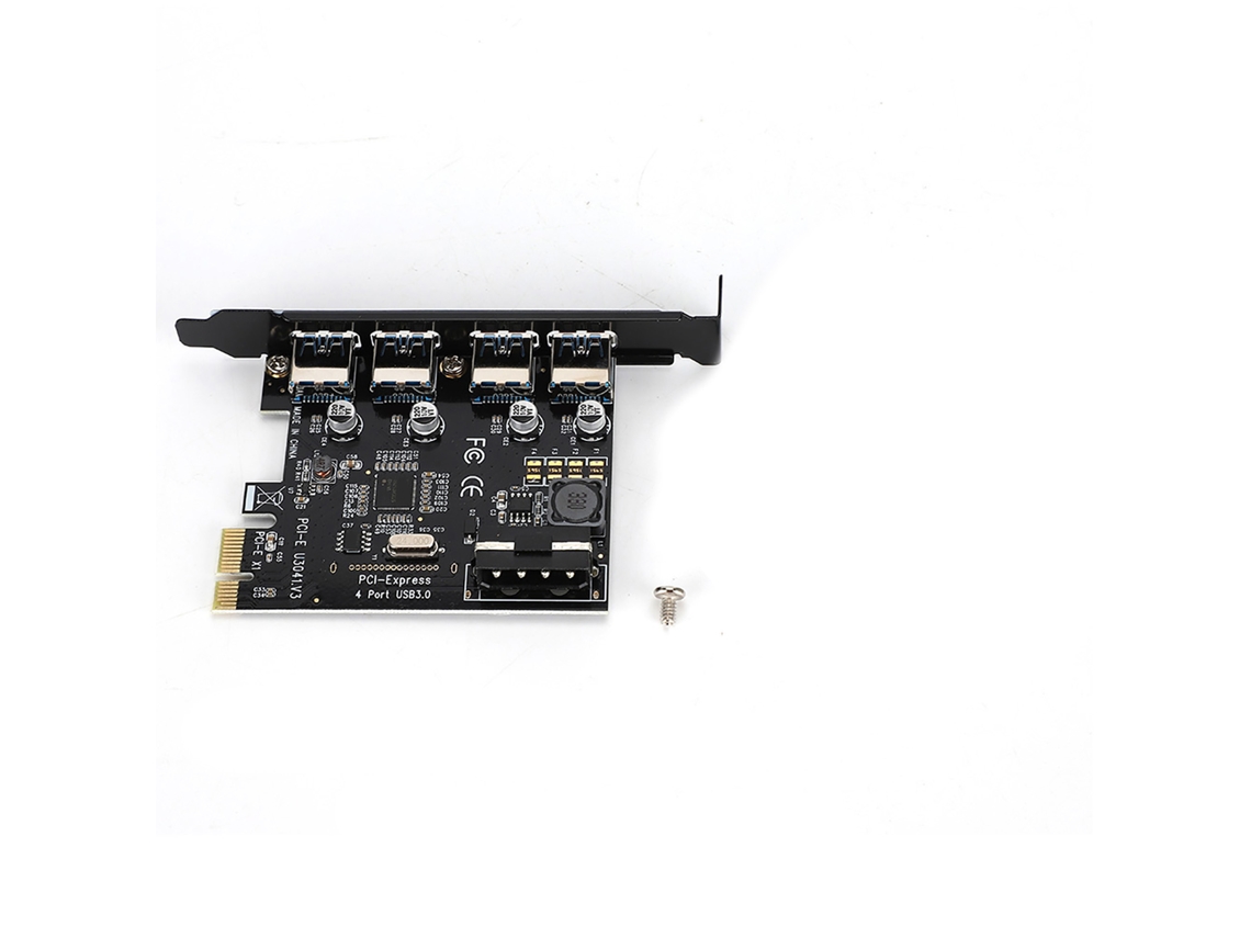 Placa Pci e Usb3.0 LAXISCREED 4 Portas 5gbps