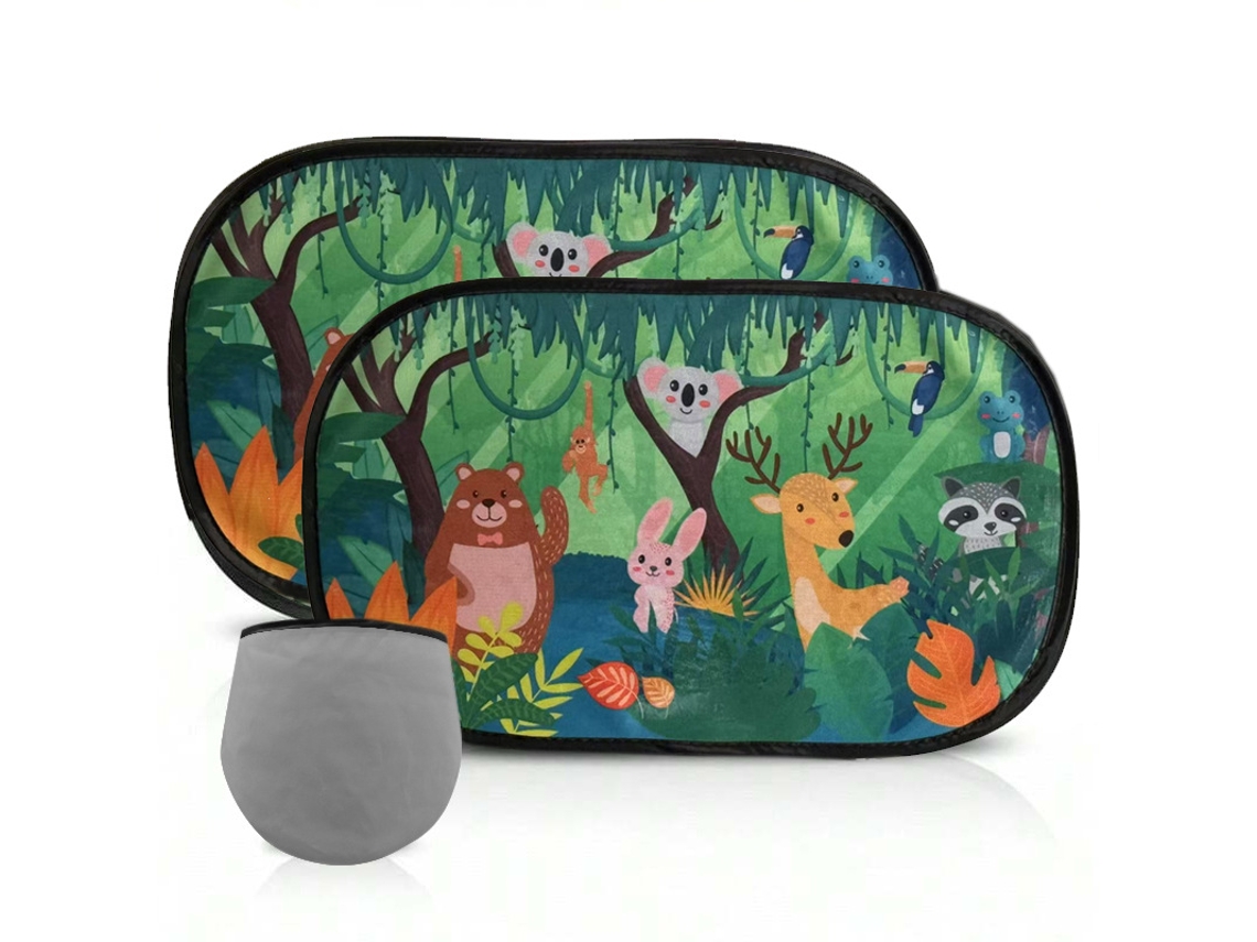 Protetor Solar Infantil para Carro HENTEN HOME 51 X 31 Cm Proteção Contra Sol e Calor 2pc