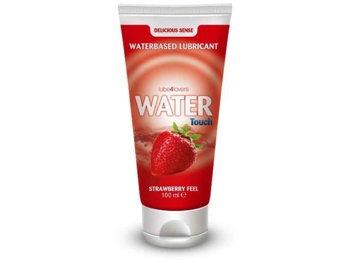 Lubrificante À Base De Água Toque De Morango 100 Ml Lubrificantes De Café Com Sabor