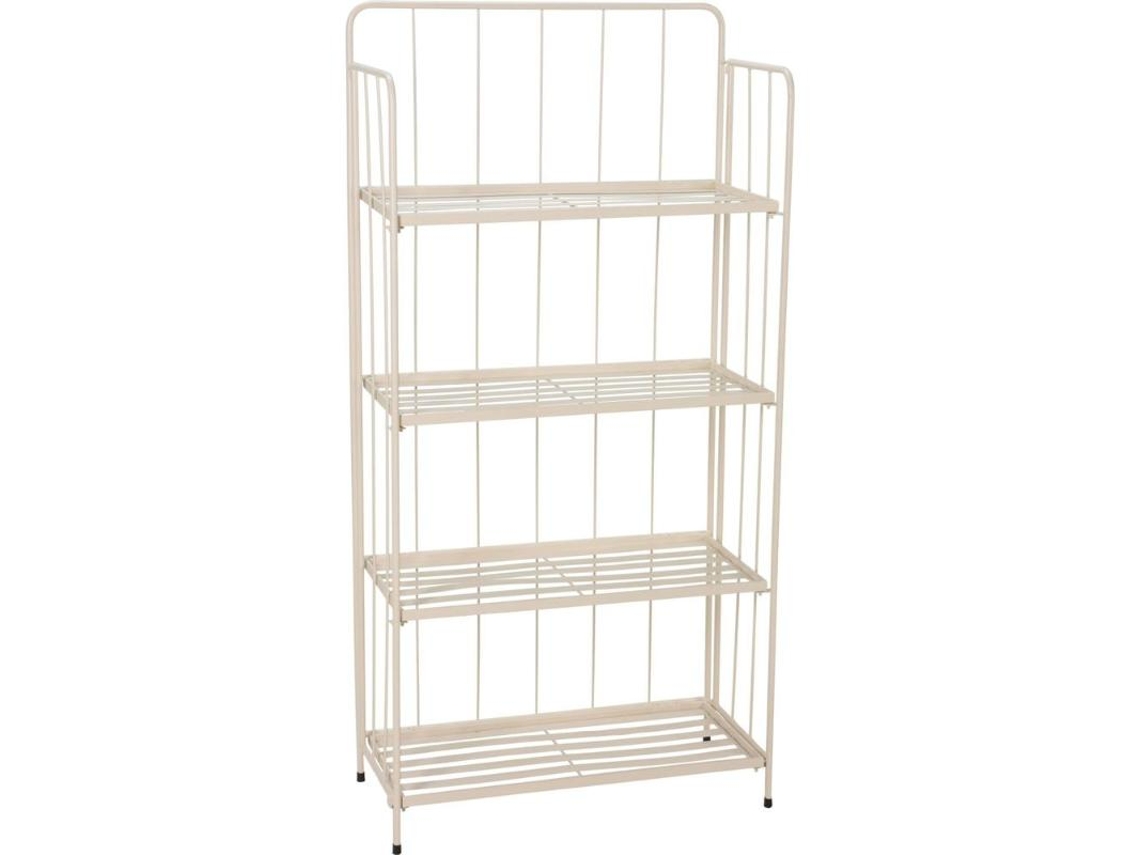 Estanteria Plegable 58x45x118,5 Cm Blanca IPAE-PROGARDEN