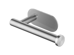 Porta Rollos De Papel Higiénico Adhesivo Inoxidable 304, Pared Sin Perforar, Baño Cocina, Diseño Elegante