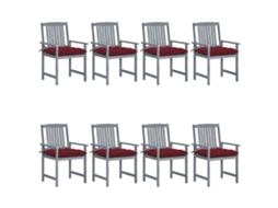 Garden Chair, Garden Chairs Vidaxl Cinzeto Madeira (n/a)