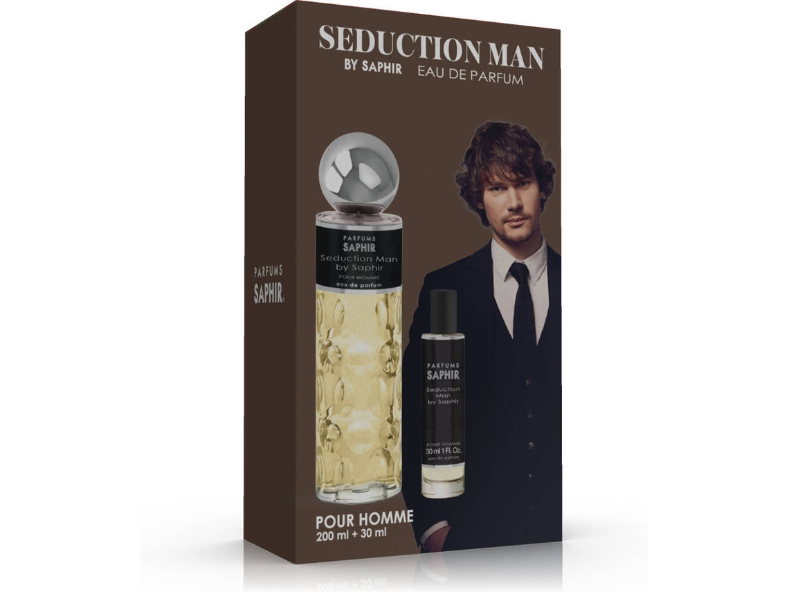 Coffret de Perfume SAPHIR Seduction Man by Saphir Eau de Parfum (200 + 30 ml)