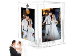 Caixa Porta Cartões De Casamento Porta Cartas Giratório Transparente Para Envelopes Envelope Tra Gokoco