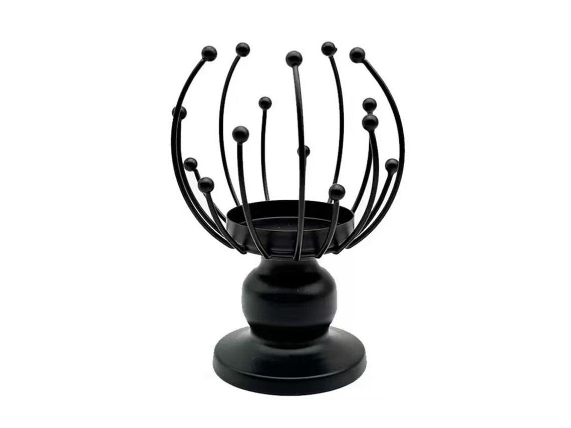 Abajur Giratório com Vela Aromática e Suporte de Vasos Multifuncional