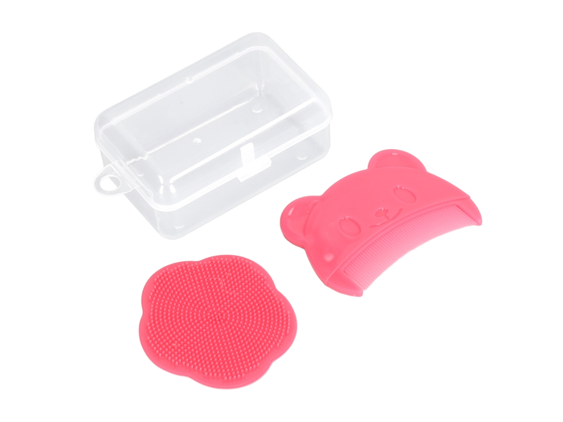 Conjunto de Escovas LAXISCREED para Cabeça de Bebê 2 Peças