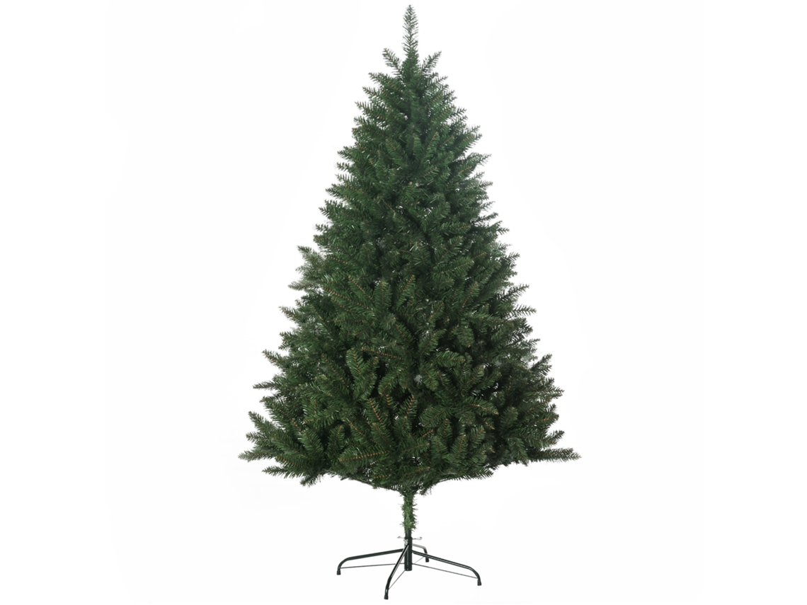 Árvore De Natal Artificial, Em Aço, Plástico, Cor Verde