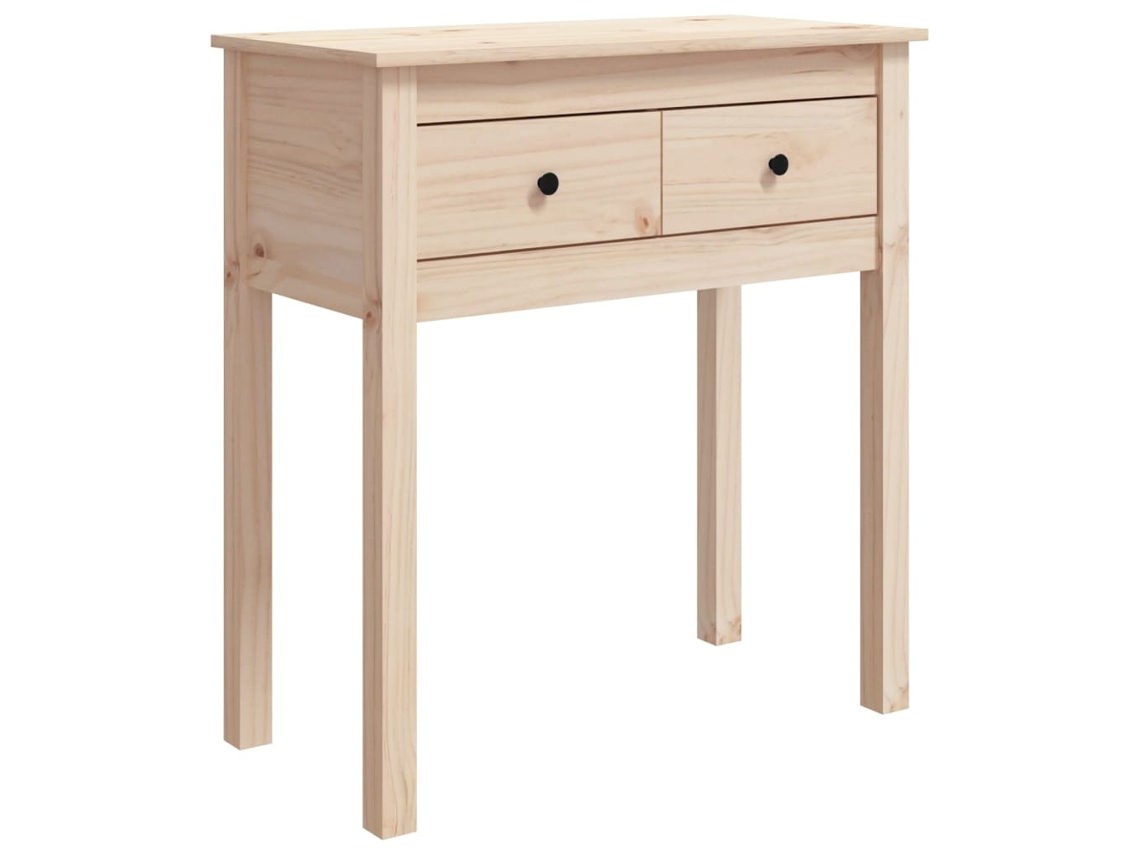Console Table, Console Tables Vidaxl Marrom Madeira De Pinho (n/a)