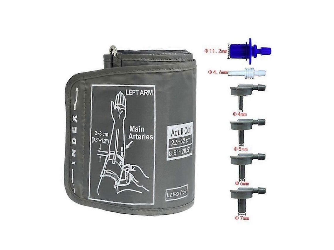 Braçadeira de Pressão Arterial Tamanho XL para Omron Monitor Braço Substituição 22 a 52 Cm Br Aços Grandes, Happy H GOKOCO (9'' 20,5'')