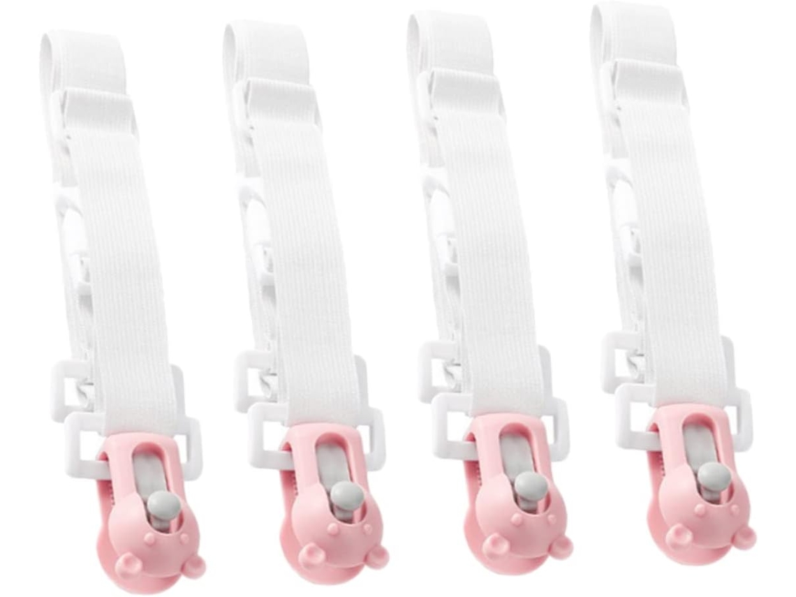 Stobaza Conjunto De 4 Suportes Ajustáveis Para Capas De Cama Com Fixadores Anti Chute Edredons E Lençóis