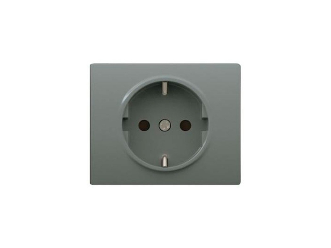 Tapa Enchufe Schuko Iris Aço Netuno 18724AN BJC