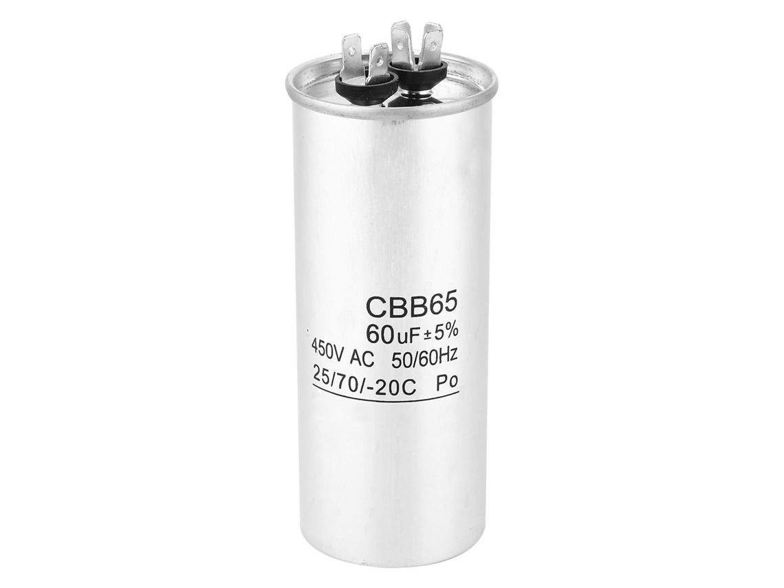 Capacitor Cbb65 60uf 450v YURU Ar Condicionado