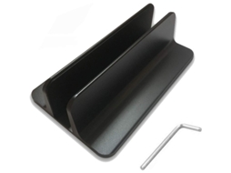 Suporte vertical para laptop ajustável para notebook dock de mesa com design espaçoso e proteção premium