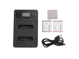 Aetheria bateria de Reposição 1400mah 3.7v com Carregador Lcd para Np Bg1 Fg1 Câmeras Cybershot Dsc Hx5v Hx9v W30 W35 W50