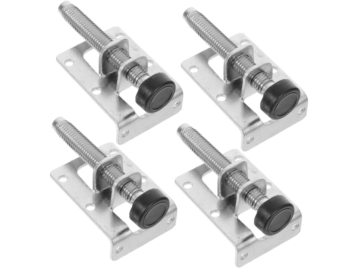 Outanaya Conjunto De 4 Pés Móveis Ajustáveis E Resistentes Com Base Deslizante Para Nivelamento, Ideais Para Armários