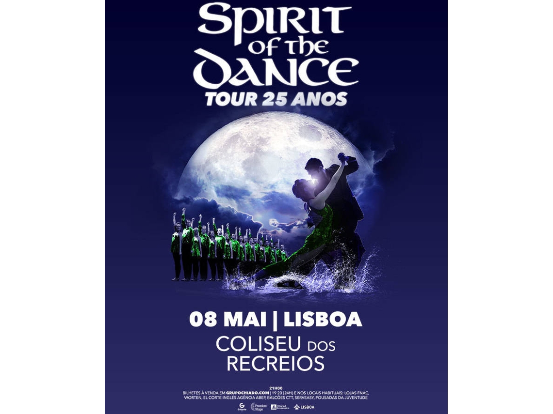Bilhete SPIRIT OF THE DANCE TOUR 25 ANOS|LISBOA