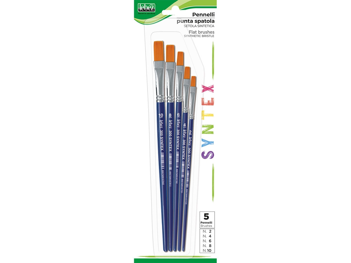 Lebez 300B escova para decoração de unhas Cabelo sintético