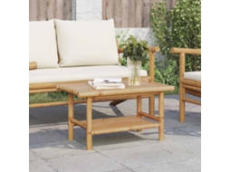 Mesa De Centro 70x40x35 Cm Bambu