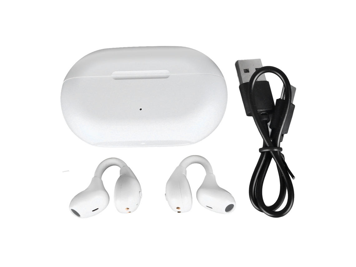 Auriculares sem fios Bluetooth 5.3 com clip e cancelamento de ruído para jogos, esportes e ginásio | S/MARCA