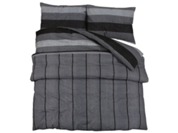 Duvet Cover Set, Duvet Cover Sets Vidaxl Cinzeto Algodão (260 X 240 Cm + 65 X 65 Cm)