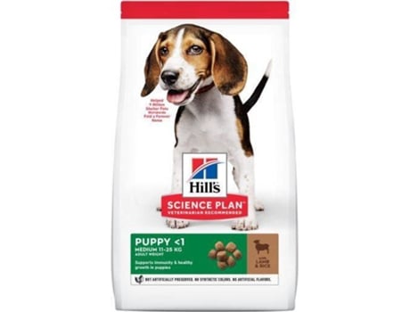 Ração para Cães HILL'S (2.5 Kg - Seca - Cachorro - Porte Médio - Sabor: Cordeiro e Arroz)