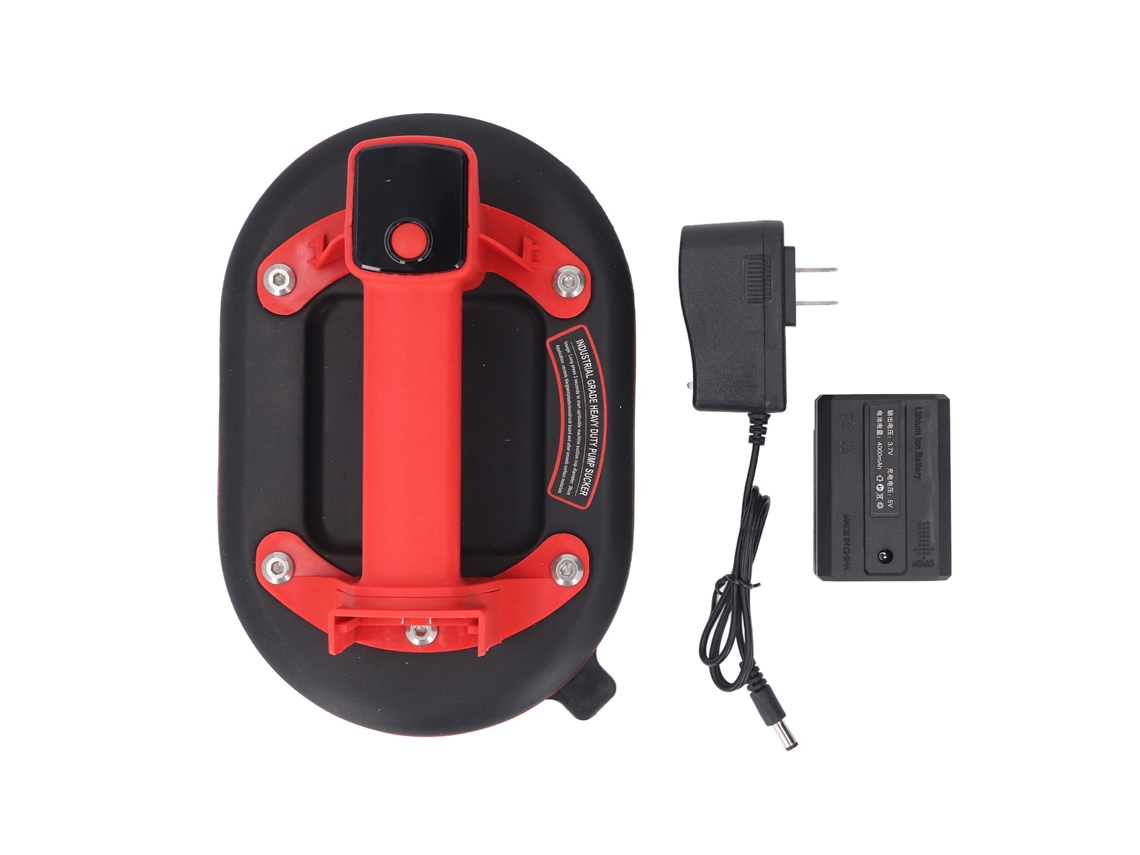 Puxador de Vácuo Automático Mão para Vidro Cerâmica Mármore 24x9x16cm