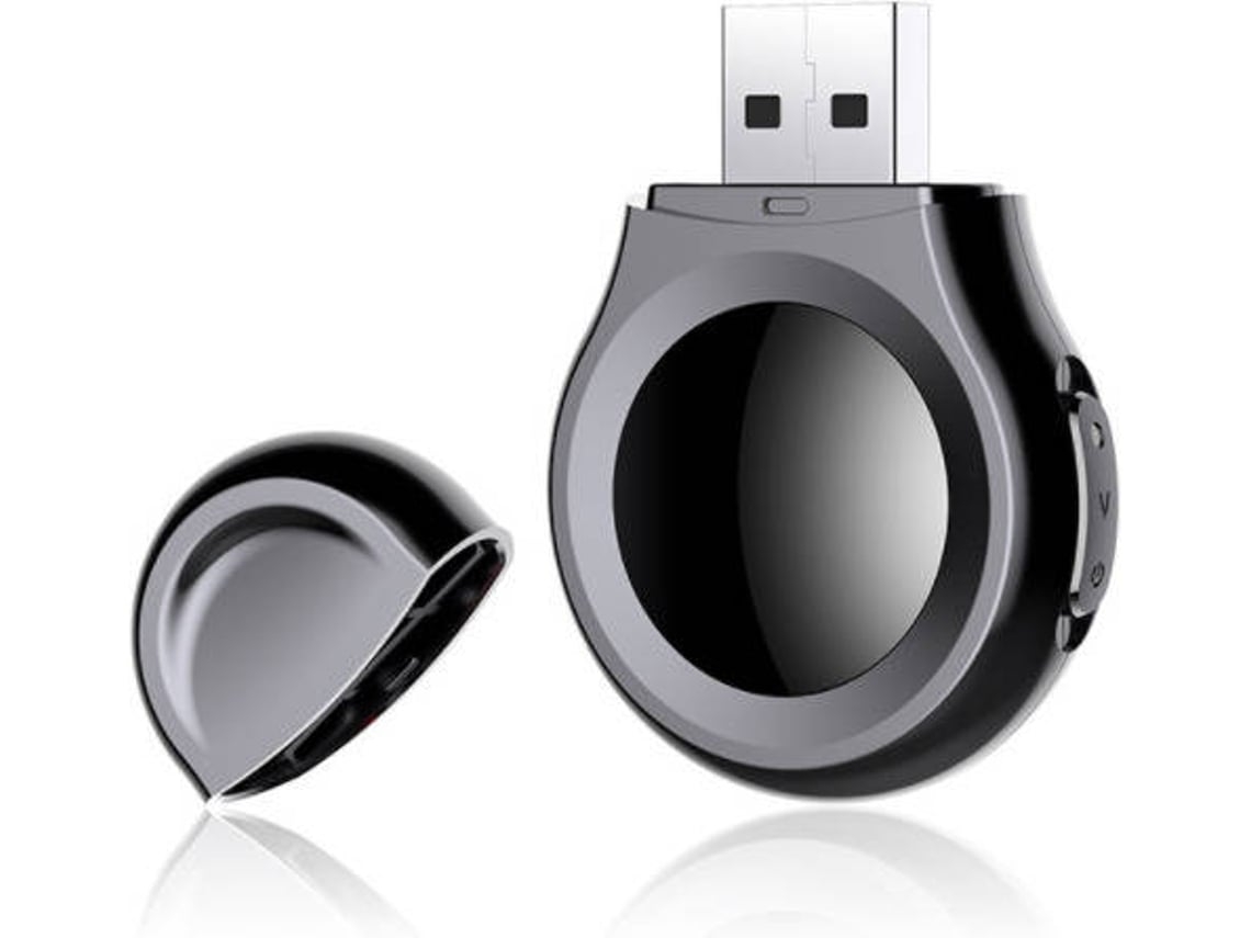 Gravador de Voz Ativado Por Voz Digital Carregamento Usb Portátil para Cursos de Palestras 16 Gbpreto