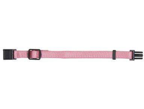Coleira para Cães  Ajustável (Rosa - 22-35x1cm - Nylon - 6 Un - S - Porte Pequeno)