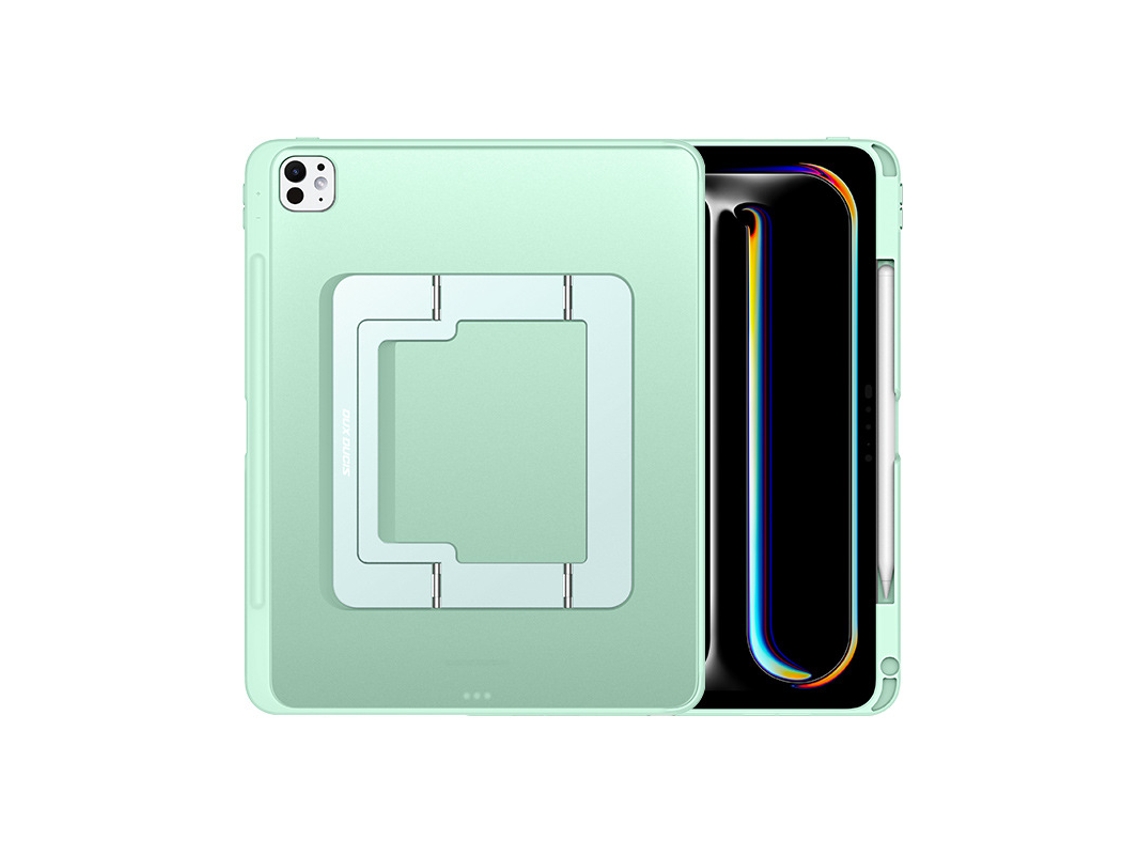 Capa Para Hexinyigjly ( 2024/2025) Ipad Pro 11 Polegadas M4/m5 , Suporte Ajustável Em Vários Ângulos Verde