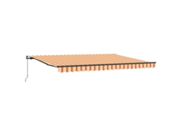 Toldo Retrátil Amarelo e Laranja 450x300 Cm MAISON EXCLUSIVE