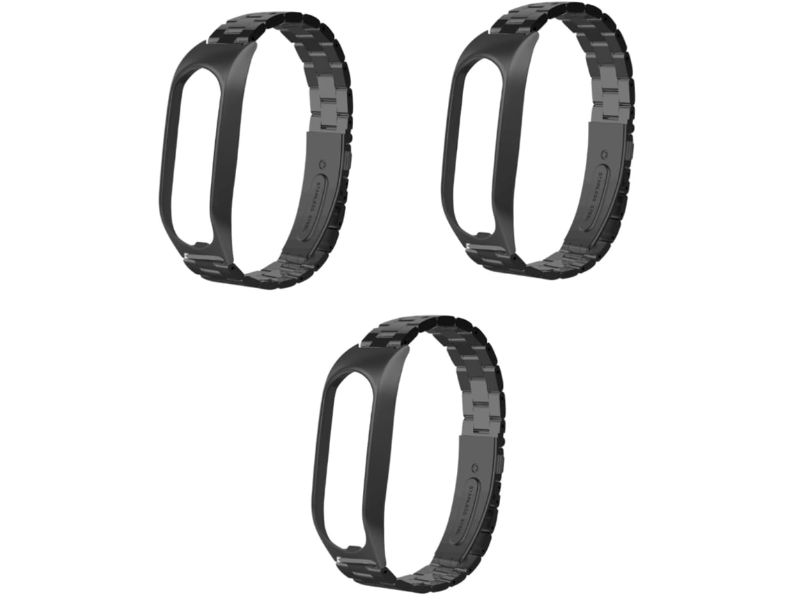 Conjunto De 3 Pulseiras Aço Inoxidável Para Substituição Relógios