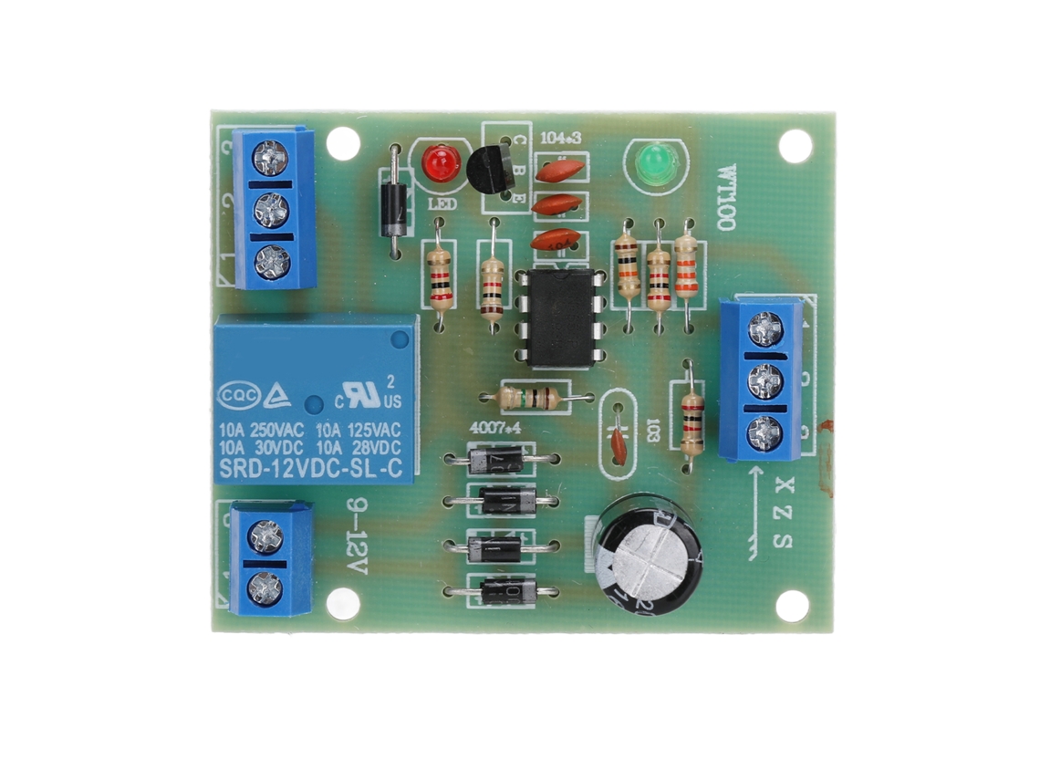 Controlador Automático de Nível de Água com Rele de Baixo Consumo 9‑12v S/MARCA