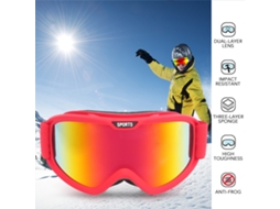 Óculos De Ski Anti-embaçamento Com Proteção Uv Para Homens, Mulheres E Jovens - Óculos De Neve Para Ski E Snowboard