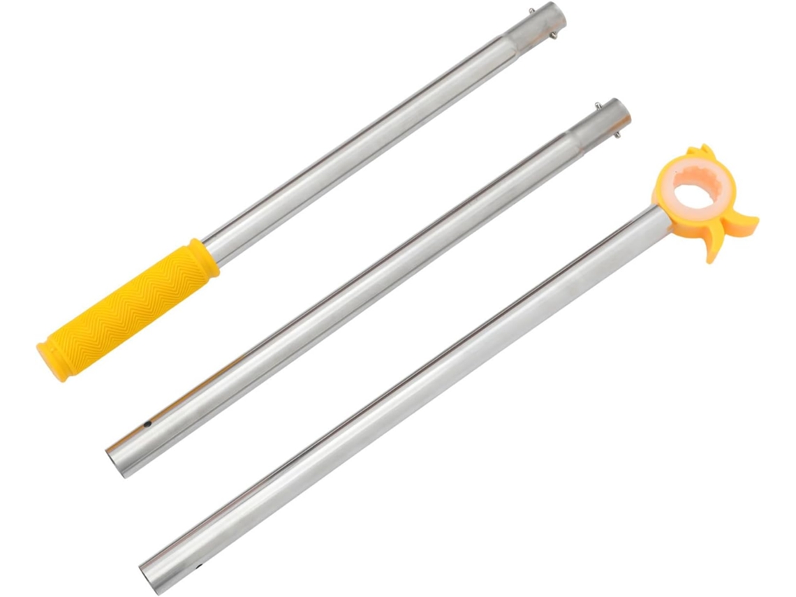 Barra Para Gavetas E Persianas Mikikit, Em Metal E Plástico, Com Design Em Bico De Pato 3 Seções, Ideal Para Uso Interno
