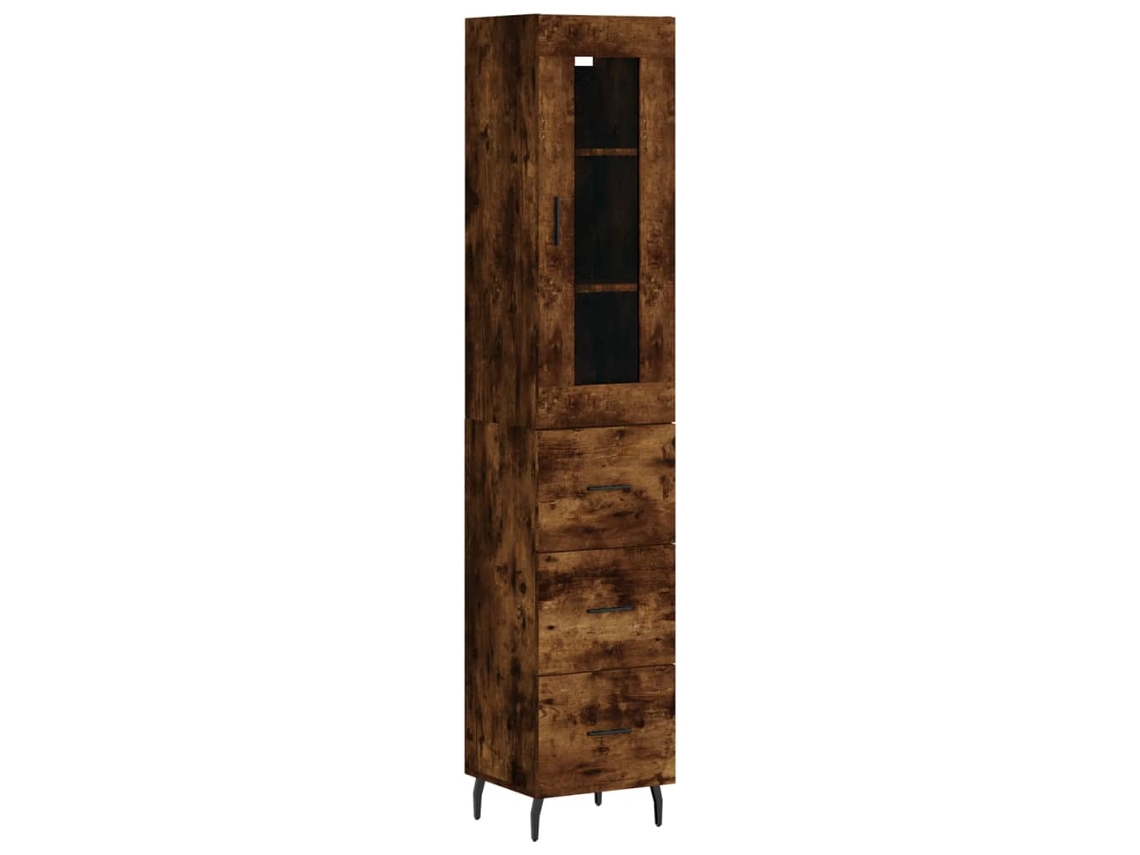 Highboard, Highboards Vidaxl Marrom Madeira Processada (n/a)