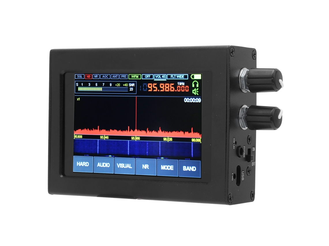 Laxiscreed Receptor Wireless Com Ecrã Táctil Para Sdr Em Liga De Alumínio
