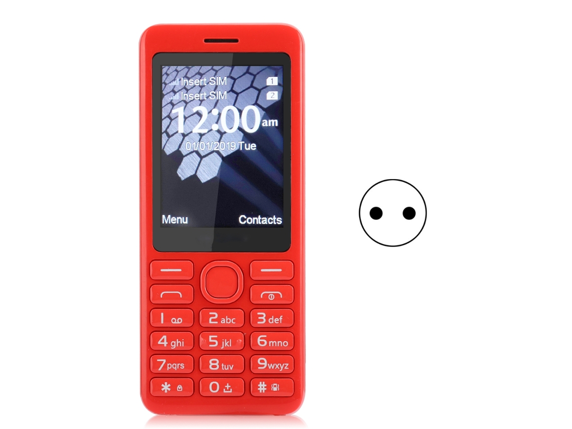 Laxiscreed Telefone De Bar Com Botões Grandes E Ecrã 2.4" Para Fácil Uso