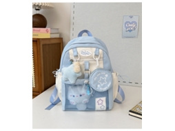 Mochila Com Pingente De Boneca Para Proteger A Coluna, Adequada Para Estudantes No Campus Tamanho Sazul