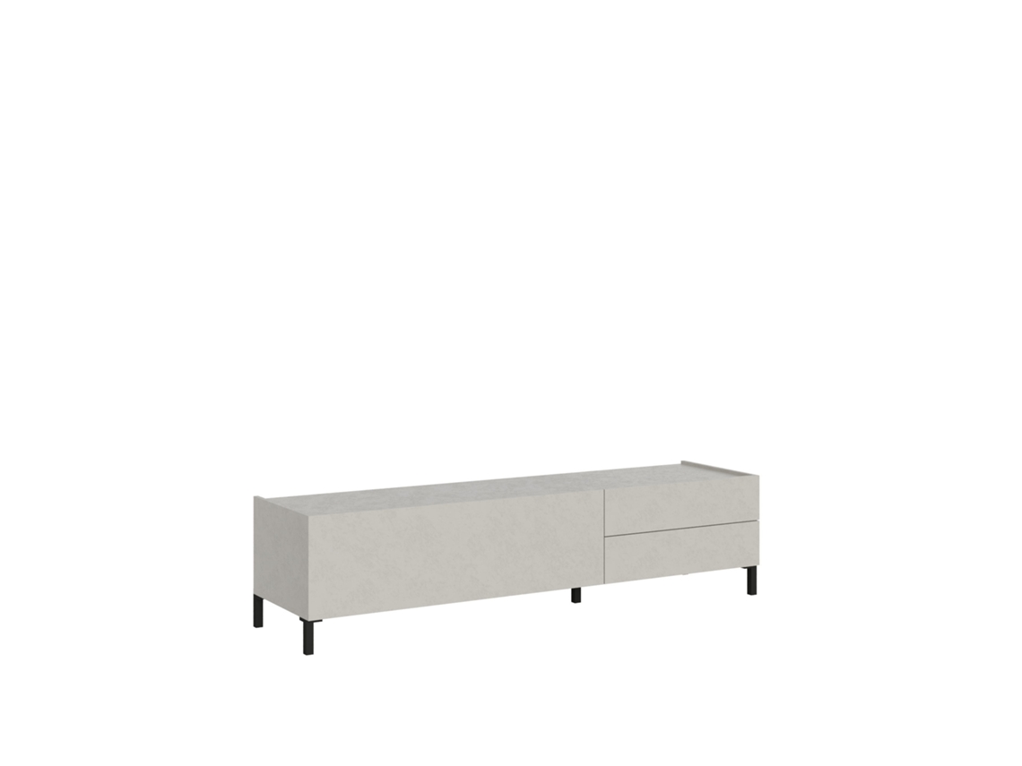 Suporte para TV com 1 suporte retrátil/2 gavetas 160x42x40 cm Solaria Cashmere
