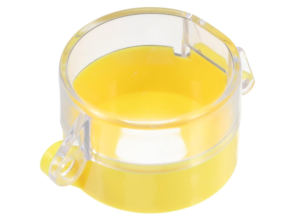 Capa Protetora Amarela Em Abs Resistente A Impactos Para O Botão De Parada.