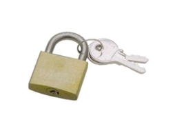 Cadeado Dourado Prateado 50 Mmtalamex