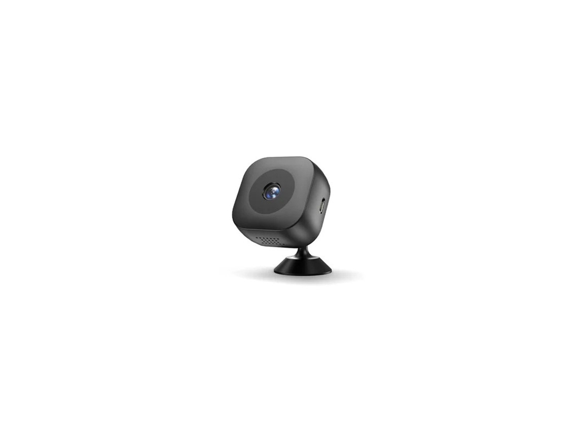 Mini câmera Wi-Fi 4K, monitoramento em tempo real, cartão SD Bestvite (preto)