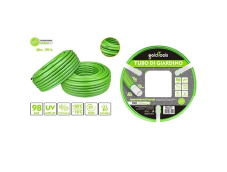 Mangueira de Jardim PVC Verde Bomba de Água 30 Metros 99 Pés Ø6.5mm 57514 KAELA