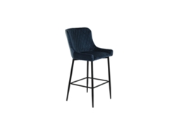 Banco Dkd Home Decor 47 X 58 X 96,5 Cm Metal Poliéster Azul Marinho