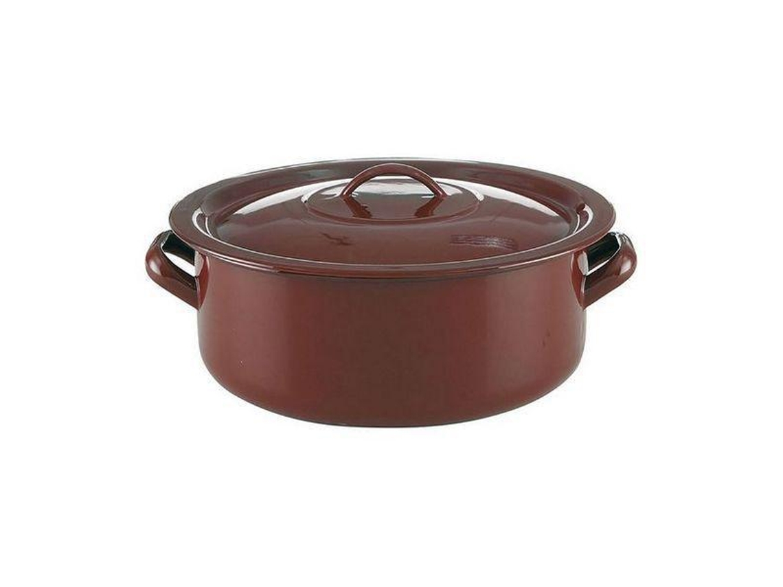 Caçarola Com Tampa QUID Classic Aço Esmaltado 32 Cm