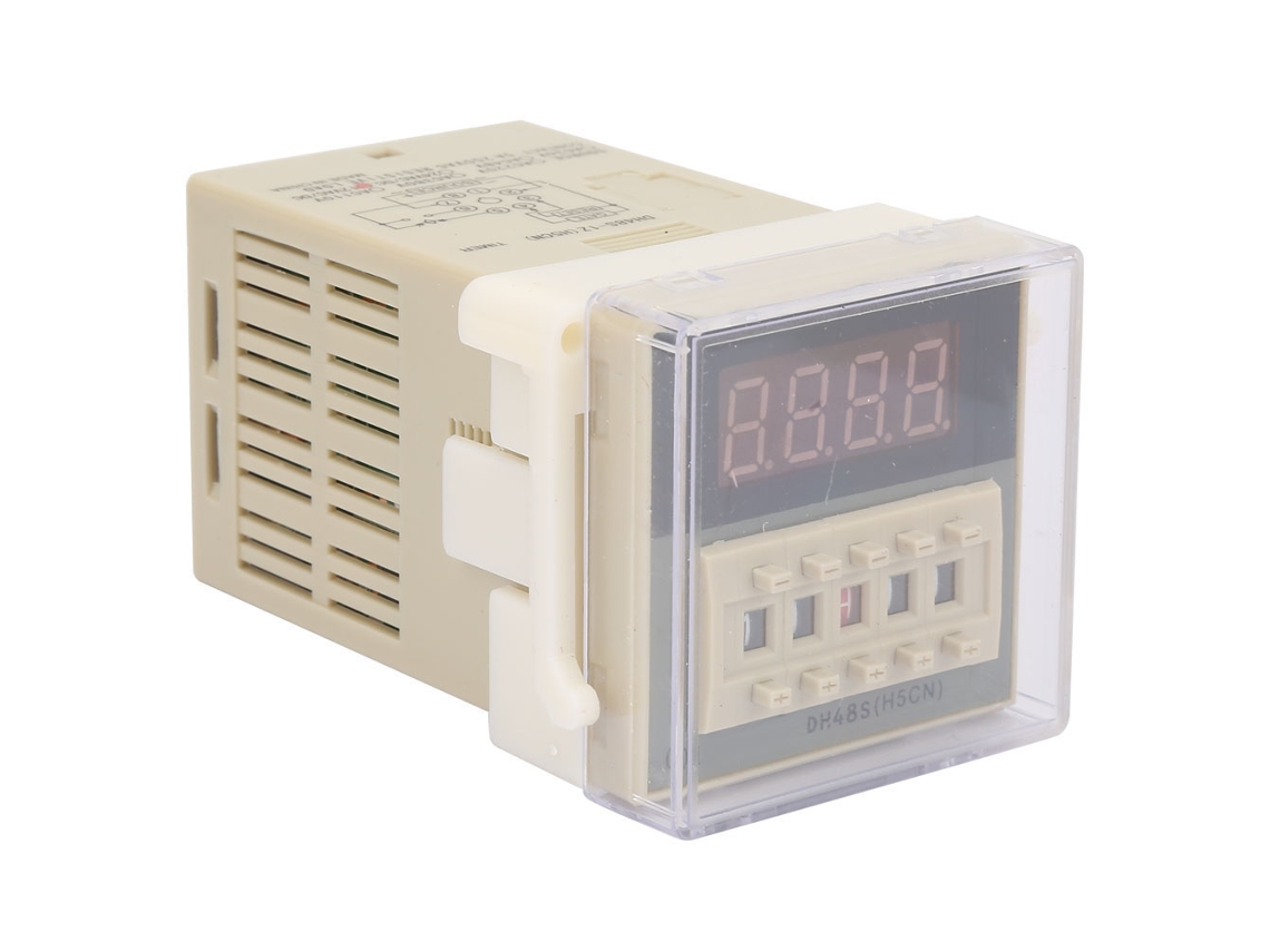 Módulo Relé De Tempo Digital Laxiscreed Com Temporização Precisa De 0,01 Segundos A 99h 99min, Alimentação 110v Ac